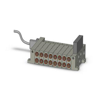 SMC VALVES VV5Q41-08N11TFD3-SU Valve Manifold, 5 Inch Port Size | AN6FFX