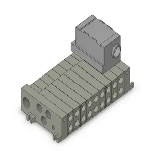 SMC VALVES VV5Q41-0903T0-W Valve Manifold, Plug In, 4/5 Inch Port Size | AL6TFU