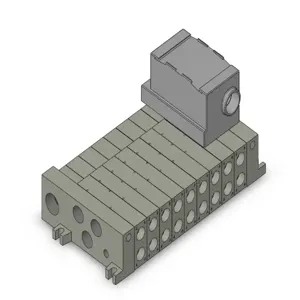 SMC VALVES VV5Q41-0903TT0-W Valve Manifold, 5 Inch Port Size | AM9QYJ