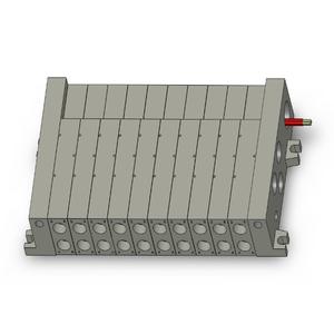 SMC VALVES VV5Q41-1003TLU2-W Valve Manifold, 3/8 Base Mount Size | AP2NWZ