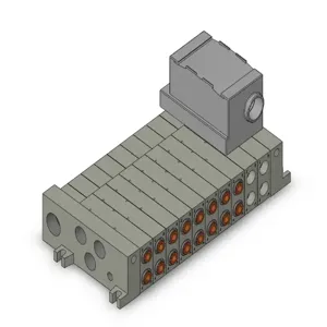 SMC VALVES VV5Q41-10C8T0-W Valve Manifold, 5 Inch Port Size | AL4CHD