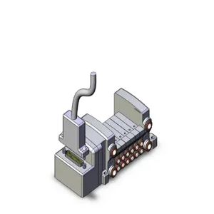 SMC VALVES VV5QC11-06N7FD1 Valve Manifold, 5 Inch Port Size | AN6ENV