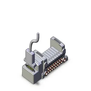 SMC VALVES VV5QC11-08C6FD3-S Valve Manifold, 5 Inch Port Size | AN4YRA