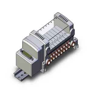 SMC VALVES VV5QC11-08N7FD0-DNS Valve Manifold, 5 Inch Port Size | AM9QYX