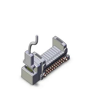 SMC VALVES VV5QC11-10C6FD3-S Valve Manifold, 5 Inch Port Size | AP2UFL