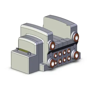 SMC VALVES VV5QC21-04C6FD0 Valve Manifold, 5 Inch Port Size | AM4VJD