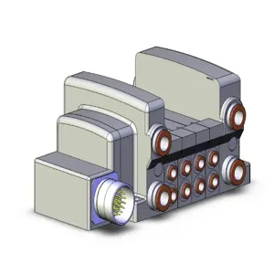 SMC VALVES VV5QC21-04C6MD0 Valve Manifold, 5 Inch Port Size | AN6FDC