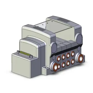 SMC VALVES VV5QC21-04N7FD0-NS Valve Manifold, 5 Inch Port Size | AN8JJC