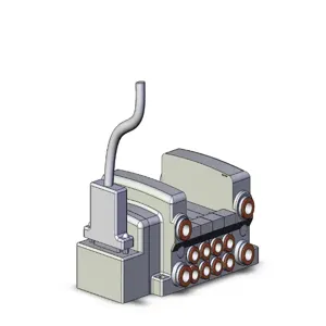 SMC VALVES VV5QC21-04N9FD2 Valve Manifold, 5 Inch Port Size | AN8PKA