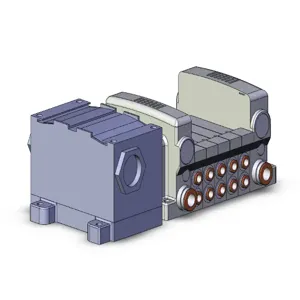 SMC VALVES VV5QC21-05C6TD0-S Valve Manifold, 5 Inch Port Size | AN9WVG