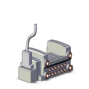 SMC VALVES VV5QC21-06C6FD3 Valve Manifold, 5 Inch Port Size | AM4MQT