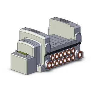 SMC VALVES VV5QC21-06C8FD0-S Valve Manifold, 5 Inch Port Size | AN2MWW