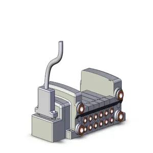 SMC VALVES VV5QC21-06N7FD1 Valve Manifold, 5 Inch Port Size | AM9QZM