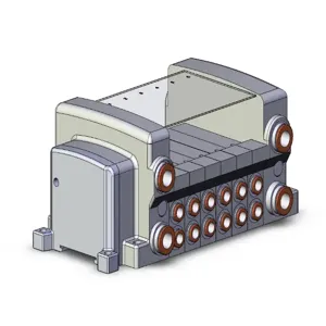 SMC VALVES VV5QC21-06N7SD0-N Valve Manifold, 5 Inch Port Size | AN7MPP