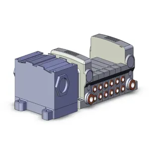 SMC VALVES VV5QC21-06N7TD0-S Valve Manifold, 5 Inch Port Size | AM9QZN