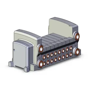 SMC VALVES VV5QC21-08C6SD0 Valve Manifold, 5 Inch Port Size | AP2NYD