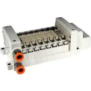 SMC VALVES VV5QC21-08C8LD2 Valve Manifold, 5 Inch Port Size | AN3AFN