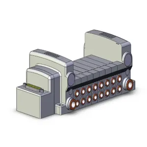 SMC VALVES VV5QC21-08N7FD0-S Valve Manifold, 5 Inch Port Size | AM9QZR
