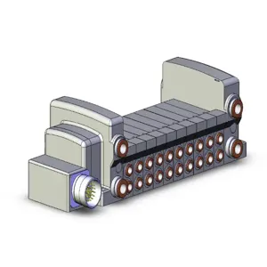 SMC VALVES VV5QC21-10N7MD0 Valve Manifold, 5 Inch Port Size | AN9ZJV