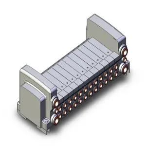 SMC VALVES VV5QC21-12N7SD0-D0R Valve Manifold, 5 Inch Port Size | AN8RZY