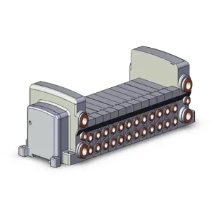 SMC VALVES VV5QC21-12N7SD0-R Valve Manifold, 5 Inch Port Size | AN8QXW