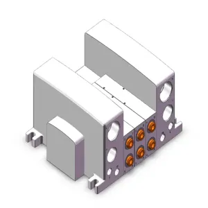 SMC VALVES VV5QC41-03N7TSD0A Valve Manifold, 5 Inch Port Size | AN9XZD