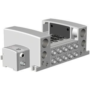 SMC VALVES VV5QC41-02C12SD0 Ventilverteiler, 5 Zoll Anschlussgröße | AM9QZX