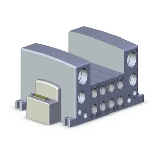 SMC VALVES VV5QC41-0403TFD0 Valve Manifold, 5 Inch Port Size | AM9RAD