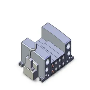 SMC VALVES VV5QC41-04N7TFD2 Valve Manifold, 5 Inch Port Size | AM9RAG