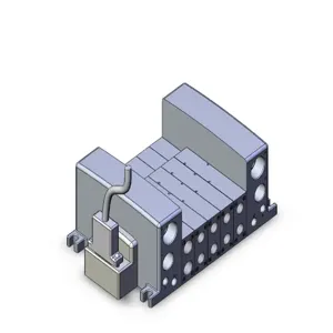 SMC VALVES VV5QC41-0503TFD3 Valve Manifold, 5 Inch Port Size | AM7FPX