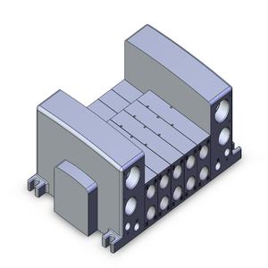 SMC VALVES VV5QC41-0503TSD0A Ventilverteiler, 5 Zoll Anschlussgröße | AM9MKZ