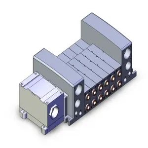 SMC VALVES VV5QC41-06C8TD0 Valve Manifold, 5 Inch Port Size | AN2XHU