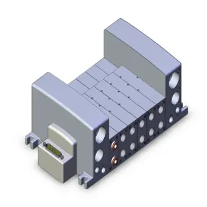 SMC VALVES VV5QC41-06N7TFD0 Valve Manifold, 5 Inch Port Size | AM9RAM
