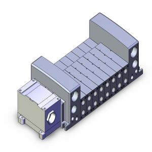 SMC VALVES VV5QC41-0802TTD0 Ventilverteiler, 5 Zoll Anschlussgröße | AM9RAP