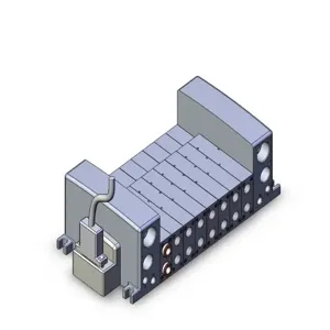 SMC VALVES VV5QC41-08N11TFD3 Valve Manifold, 5 Inch Port Size | AM9RAQ