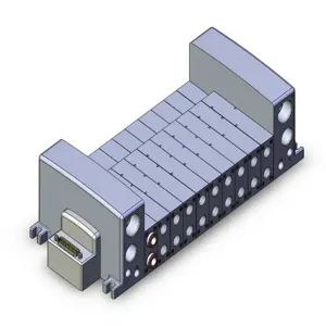 SMC VALVES VV5QC41-10N11TFD0 Valve Manifold, 5 Inch Port Size | AM4DGU