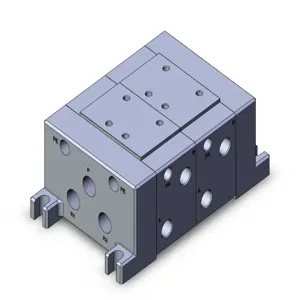 SMC VALVES VV712-02R-02B Valve Manifold, 1/4 Base Mount Size | AL4CLA