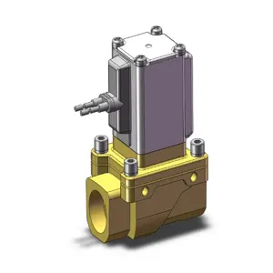 SMC VALVES VXZ240FCB Solenoid Valve, 1/4 Port Size | AP2MEA