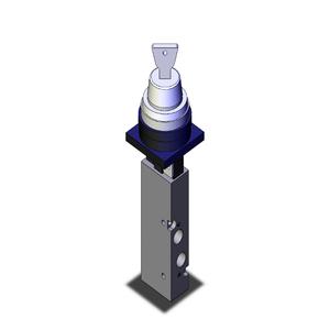 SMC VALVES VZM450-01-36 Mechanical Valve, 1/4 Port Size | AM4EDR