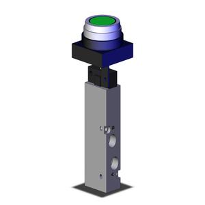 SMC VALVES VZM550-01-33 Mechanical Valve, 1/8 Port Size | AL4DCV