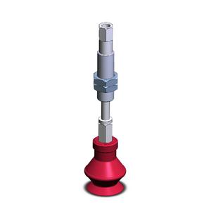 SMC VALVES ZPT20BNK10-B5-A10 Vacuum Pad, Pad Size 10-25 | AL4DUK