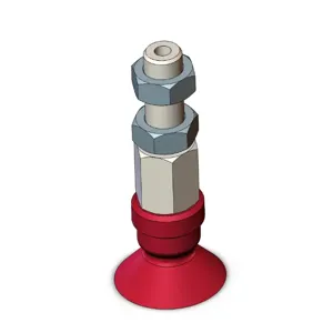 SMC VALVES ZPT20CN-A8 Vacuum Pad, Pad Size 10-25 | AL4DUR