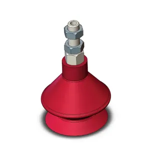 SMC VALVES ZPT40BN-A8 Vacuum Pad, Pad Size 32-50 | AL4DXR