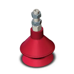 SMC VALVES ZPT40BU-A8 Vacuum Pad, Pad Size 32-50 | AM9RLU