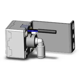 SMC VALVES ZSE30A-N7L-E-LA3 Vacuum Switch, 1/4 Inch Size, One Touch Fitting | AN8RDL