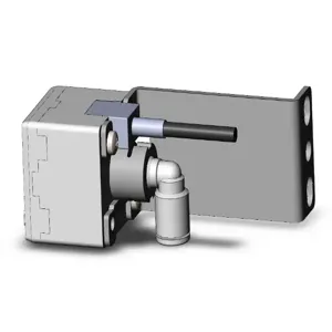 SMC VALVES ZSE30AF-N7L-P-GA3 Vacuum Switch, 1/4 Inch Size, One Touch Fitting | AN8WRN