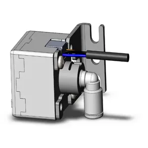 SMC VALVES ZSE30AF-N7L-P-LA1 Vacuum Switch, 1/4 Inch Size, One Touch Fitting | AP2LBR