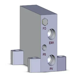 SMC VALVES ZZX102-B Vacuum Manifold, 1/8 Inch Port Size | AL3MJA