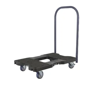 SNAP-LOC SL1200P4TB Push Cart Dolly, Load Capacity 1200 Lbs, Black | CE8UBG