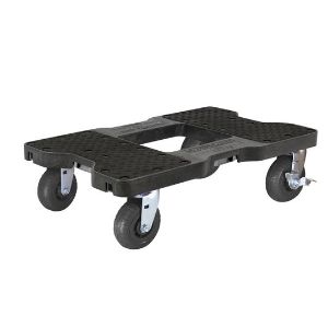 SNAP-LOC SL1600D6B E Track Dolly, Extreme Duty, Capacity 1600 Lbs, Black | CE8UBQ